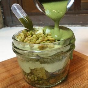 Gluten-free green tea dessert from Spot Dessert Bar